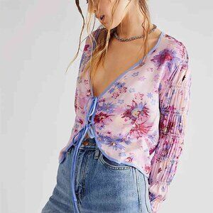 Free People Venice Printed Top